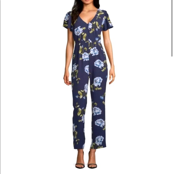 Trixxi Pants - small floral jumpsuit, worn once